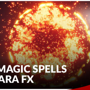 Fire Magic Spells Niagara FX