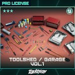 Toolshed / Garage Props VOL.1 - Hand Tools and Painting