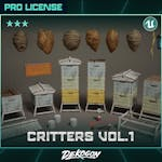 Critters VOL.1 - Bees Wasps Flies (Nanite and Low Poly w/Particle)