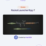 Rocket Launcher Rpg-7