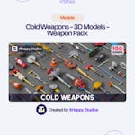 Cold Weapons - 3D Models - Weapon Pack