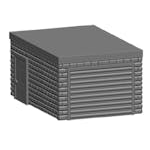 Modern Garage - Flat Roof