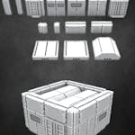 Sci-fi Apartment Building Block - OpenLOCK