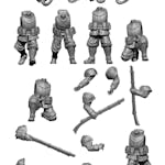 Trench Warfare - Deathseekers Crusaders - Multipart Kit
