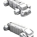 Sci-fi Hover Cargo Transports