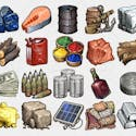 Icons: Strategic Resources & Goods
