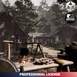 Medieval Nordic Village Environment (Unity)