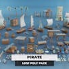Pirate Low Poly Pack - 2.0 (Updated)