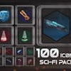 100 Sci-Fi Icons Pack