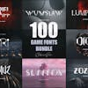 100 Game Fonts Pack