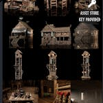 Modular Medieval Houses (Unity)