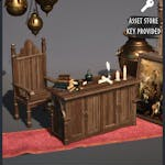 Medieval Furniture Props (Unity)