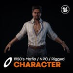 1950s Mafia Character / NPC / Rigged