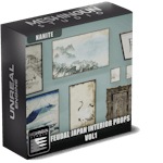 Feudal Japan Interior Props Vol1