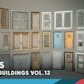 Buildings VOL.12 - Town Doors (Nanite & Low Poly)