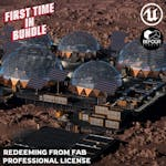 Orbital Base Environment ( Modular Sci-Fi Space Station w/Tools ) (Unreal Engine)