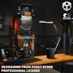 SciFi Engineer's Room Environment (Unity)