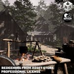 Medieval Nordic Village Environment (Unity)