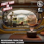 Retro Space Research Cabin Environment (Unreal Engine)