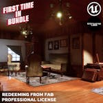 Vintage Apartment Modular Interior Environment (Unreal Engine)