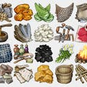 Icons: Crafting, Tools, Foraging & Herbalism