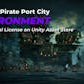 Stylized Pirate Port City (Unity Engine)
