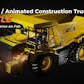 Driveable / Animated Construction Truck (Construction Truck Heavy Duty 3D Model) (Unreal Engine)
