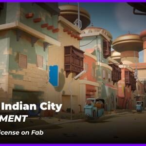 Stylized Indian City Environment (Unreal Engine)