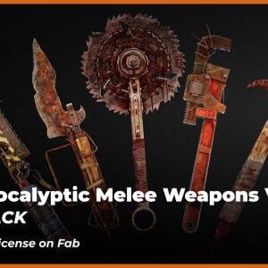 Post Apocalyptic Melee Weapons VOL.1 (Unreal Engine)