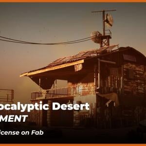 Post Apocalyptic Desert Environment ( Abandoned / Desert ) (Unreal Engine)