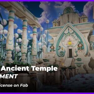 Stylized Ancient Temple Environment (Unreal Engine)