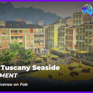 Stylized Tuscany Seaside Environment
