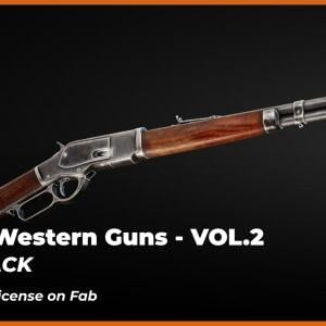 FPS 4K Western Guns - VOL.2 (Unreal Engine)