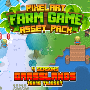 Farming Asset Pack Grasslands 4 Seasons Tileset