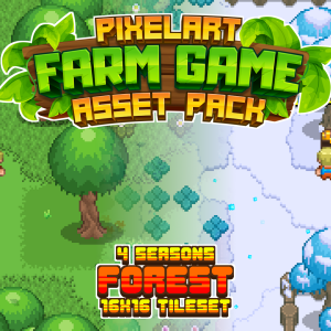 Farming Asset Pack Forest 4 Seasons Tileset