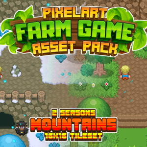 Farming Asset Pack Mountains 2 Seasons Tileset