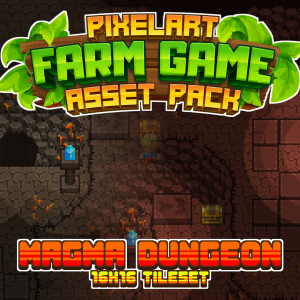 Farming Asset Pack Magma Caves Tileset