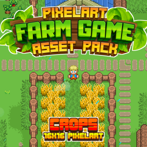 Farming Asset Pack Crops 16x16 Pixelart