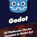 2D Platformer Starter Template in Godot 4.6