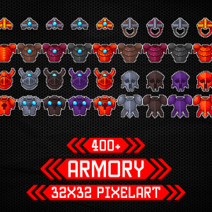 Item Icons - Armory 32x32 Pixelart