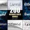 200 Ultimate Fonts Bundle
