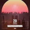 20 Synthwave Backgrounds Pack