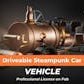 Driveable SteamPunk Car / Vehicle ( SteamPunk Car Retro Futuristic Victorian)