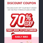 70% Discount on Phat Phrog Studio Store