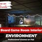 Board Game Room Interior Environment - Modular