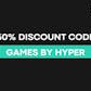 50% Discount Code Games by Hyper Store