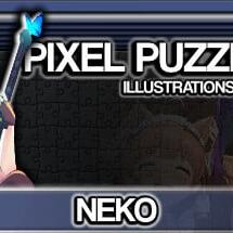 Pixel Puzzles Illustrations & Anime - Jigsaw Pack: Neko