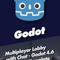 Multiplayer Lobby with Chat - Godot 4.6 3D Game Template