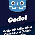 Godot 3D Roller Trivia Video Course 3-Pack with Source Files
