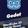 WordCube 3D: Puzzle Quest Game Template in Godot 4.6